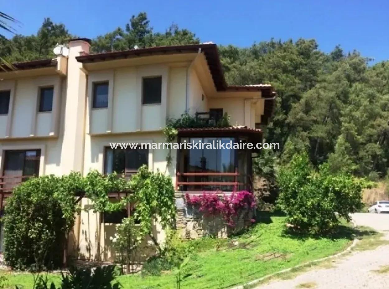 Detached Villa With A Garden For Sale In Ula Muğla District Sultanahmet Neighborhood Twin