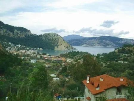 Marmaris,Den 18 Km Uzaklıkta  20000M2 İmarlı Deniz Manzaralı Arsa Satılık